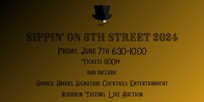 Primaire afbeelding van Sippin' on 6th Street : Judge Clayton's Southern Soiree and Bourbon Tasting