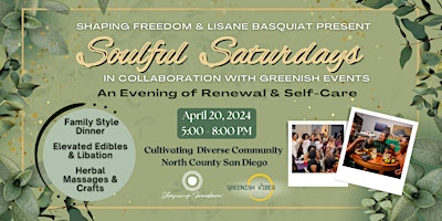 Imagem principal de Soulful Saturdays: An Community Event Focused on Renewal & Self Care