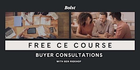 FREE CE - Buyer Consultations!