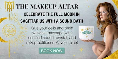 5/23  Sound Bath Celebrate the Full Moon in Sagittarius primary image