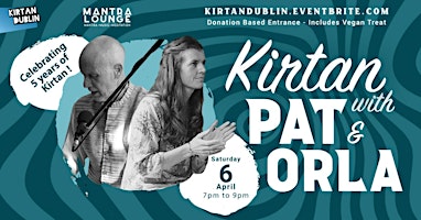 Imagem principal do evento Mantra Lounge 5th Anniversary - Kirtan w/ Orla and Pat