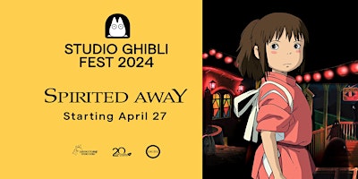 Imagem principal do evento Spirited Away