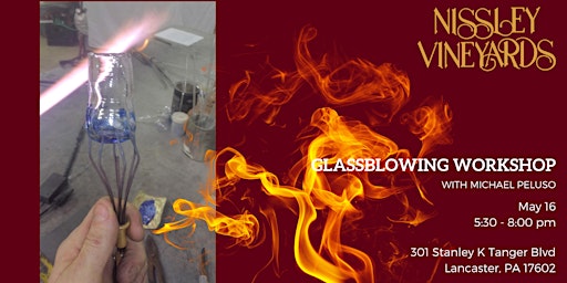 Immagine principale di Glassblowing Workshop: Shot Glass/Wine Sampler 