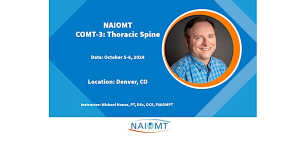 NAIOMT COMT-3: Thoracic Spine [Denver]2024