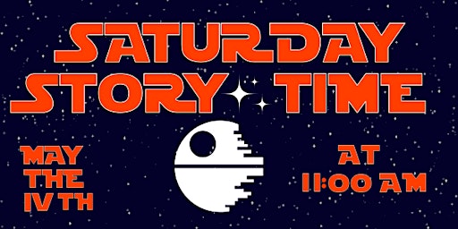 Imagem principal do evento Staff Story Time: Star Wars Day!