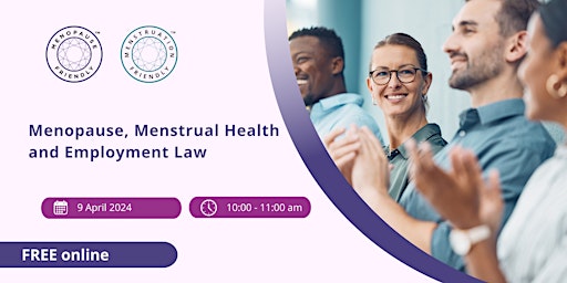 Primaire afbeelding van Menopause, Menstrual Health and Employment Law