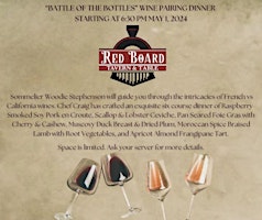 Primaire afbeelding van “Battle of the Bottles” wine pairing dinner