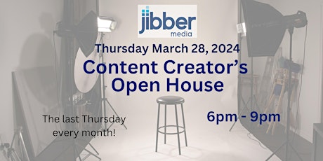 Jibber Media Studios Content Creator's Open House