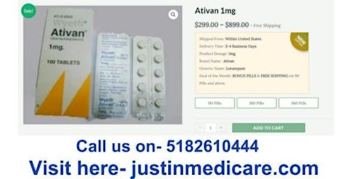 Hauptbild für Buy Ativan Online For Instant Relief To Anxiety