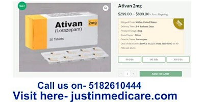 Imagen principal de Buy ativan 2 tab online at best price