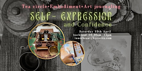 Tea meditation & intuitive Art journaling for Self-expression & confidence