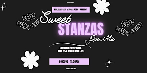 Imagen principal de Sugar Poems' Sweet Stanzas Open Mic