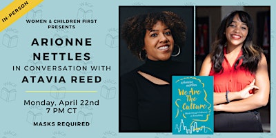 Primaire afbeelding van In-Person Event: WE ARE THE CULTURE by Arionne Nettles