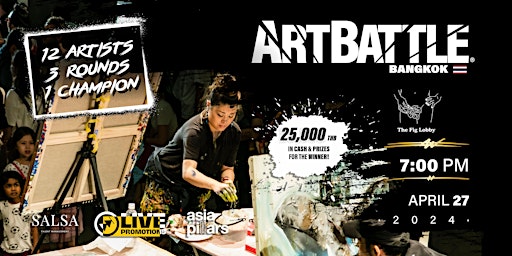 Imagem principal do evento Art Battle Bangkok - April 27, 2024