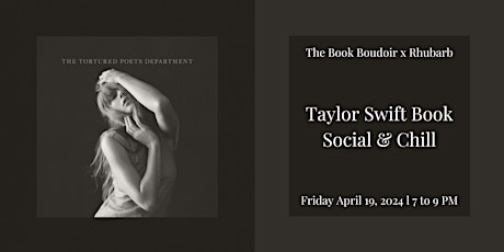 Taylor Swift Book Social & Chill