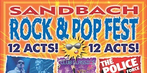 Imagem principal do evento Sandbach Rock n Pop festival