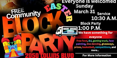 Hauptbild für Everything FREE 3rd Annual Block Party