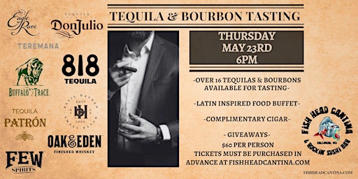 Image principale de Tequila and Bourbon Tasting Party