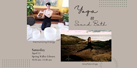 Yoga & Sound Bath  10:30am - 11:45am
