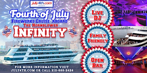 4th of July NYC Fireworks Party Cruise aboard the Hornblower Infinity primary image