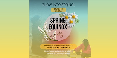 Hauptbild für Flow Into Spring!: A Yoga and Sound Healing Celebration