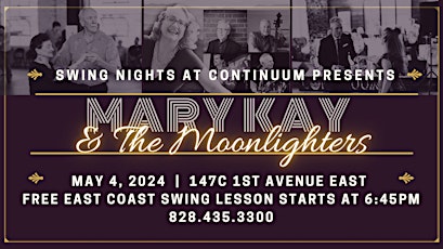 SWING NIGHTS at Continuum w/ Mary Kay & The Moonlighters