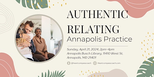 Imagem principal do evento Authentic Relating Practice of Annapolis