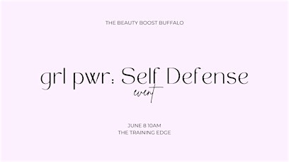 Buffalo: Grl Pwr Self Defense