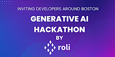 Generative AI Hackathon by Roli primary image