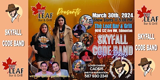 Skyfall Code Band at The Leaf Bar & Grill primary image