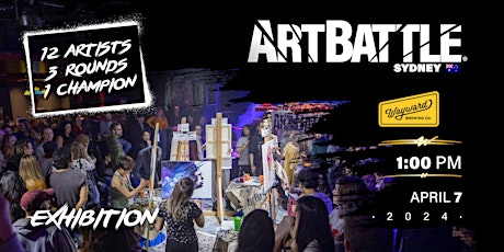 Sydney Art Battle Exhibition - April 7, 2024