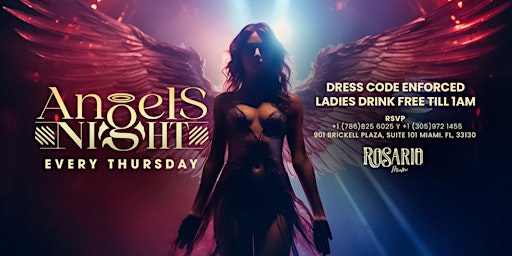 Imagem principal do evento Angels Night at Rosario: Every Thursday