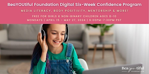 Primaire afbeelding van ONLINE Six-Week Confidence Program - Girls 8-10