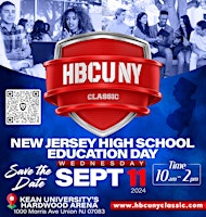 Primaire afbeelding van 2024 Toyota HBCU New York Classic Education Day - New Jersey (Vendor)