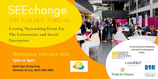 Hauptbild für SEE Change The Golden Thread Conference 2024 - Evening Networking Event