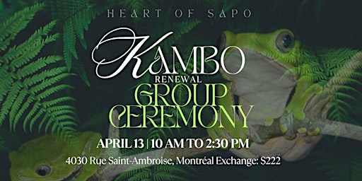 Imagen principal de Kambo Renewal Group Ceremony