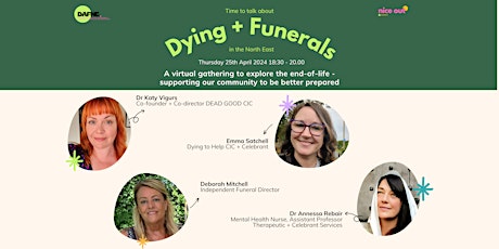 Time to talk about Dying and Funerals