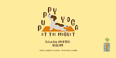 Imagem principal do evento Puppy Yoga at The Market