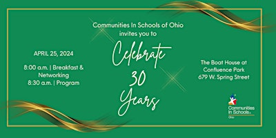 Imagen principal de CIS of Ohio 30th Anniversary Community of Support Breakfast