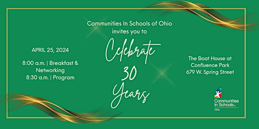 Image principale de CIS of Ohio 30th Anniversary Community of Support Breakfast