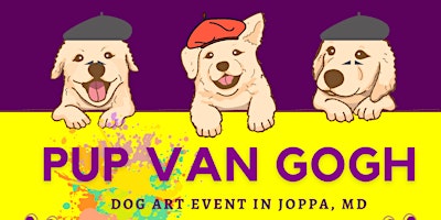 Pup Van Gogh: Dog Paint Night Event in Joppa Maryland  primärbild