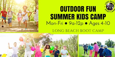 'Outdoor Fun' Summer Camp for Kids (July) with Long Beach Boot Camp primary image