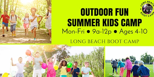 'Outdoor Fun' Summer Camp for Kids (August) with Long Beach Boot Camp primary image