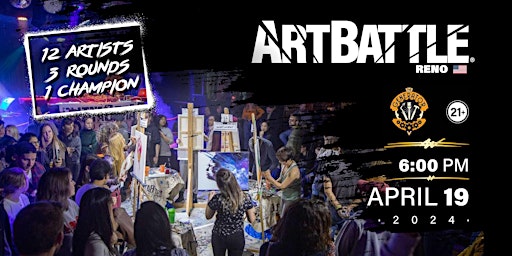 Primaire afbeelding van Art Battle Reno - April 19, 2024