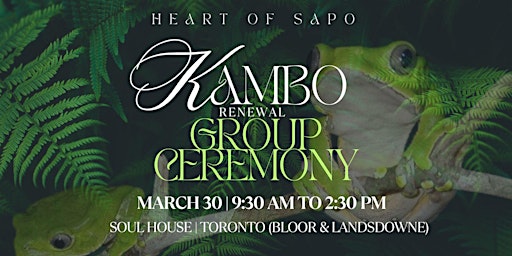 Imagem principal do evento Kambo Renewal Spring Reset