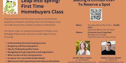 Free First Time Buyer Class primary image