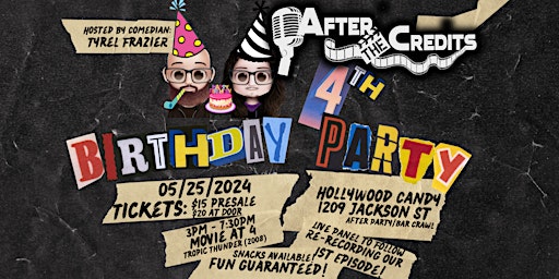 Imagem principal de After the Credits - 4th Year Anniversary Party