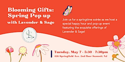 Imagem principal do evento Blooming Gifts: Spring Pop-up with Lavender & Sage