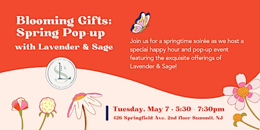 Imagem principal do evento Blooming Gifts: Spring Pop-up with Lavender & Sage