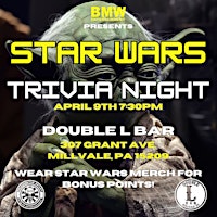 Immagine principale di Star Wars Trivia Night @ Double L Bar (Millville PA) 